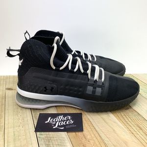 Under Armour Project Rock 1 Shoes Mens Size 8.5 Black White Training 3020788-001